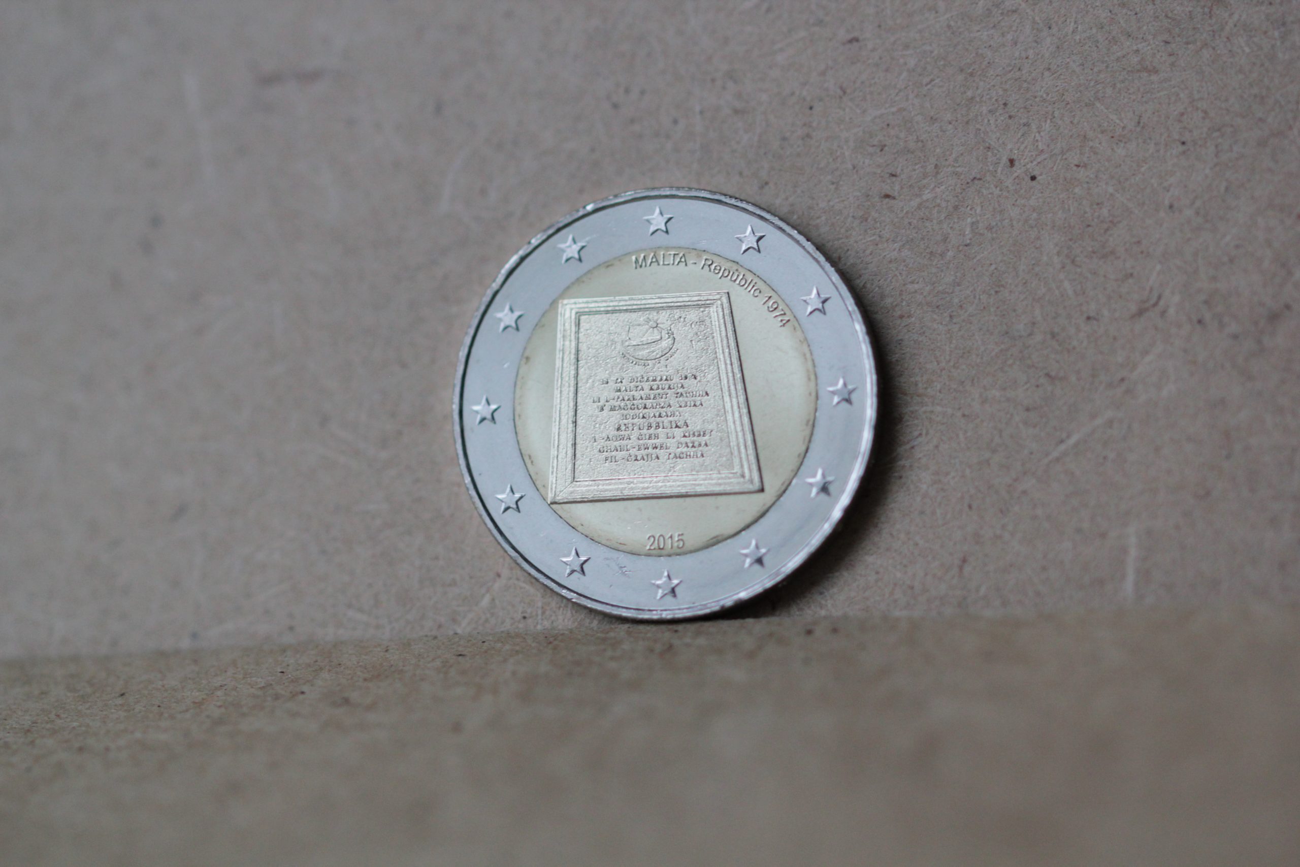 2 EUROS MALTE 2015 PROCLAMATION DE LA REPUBLIQUE