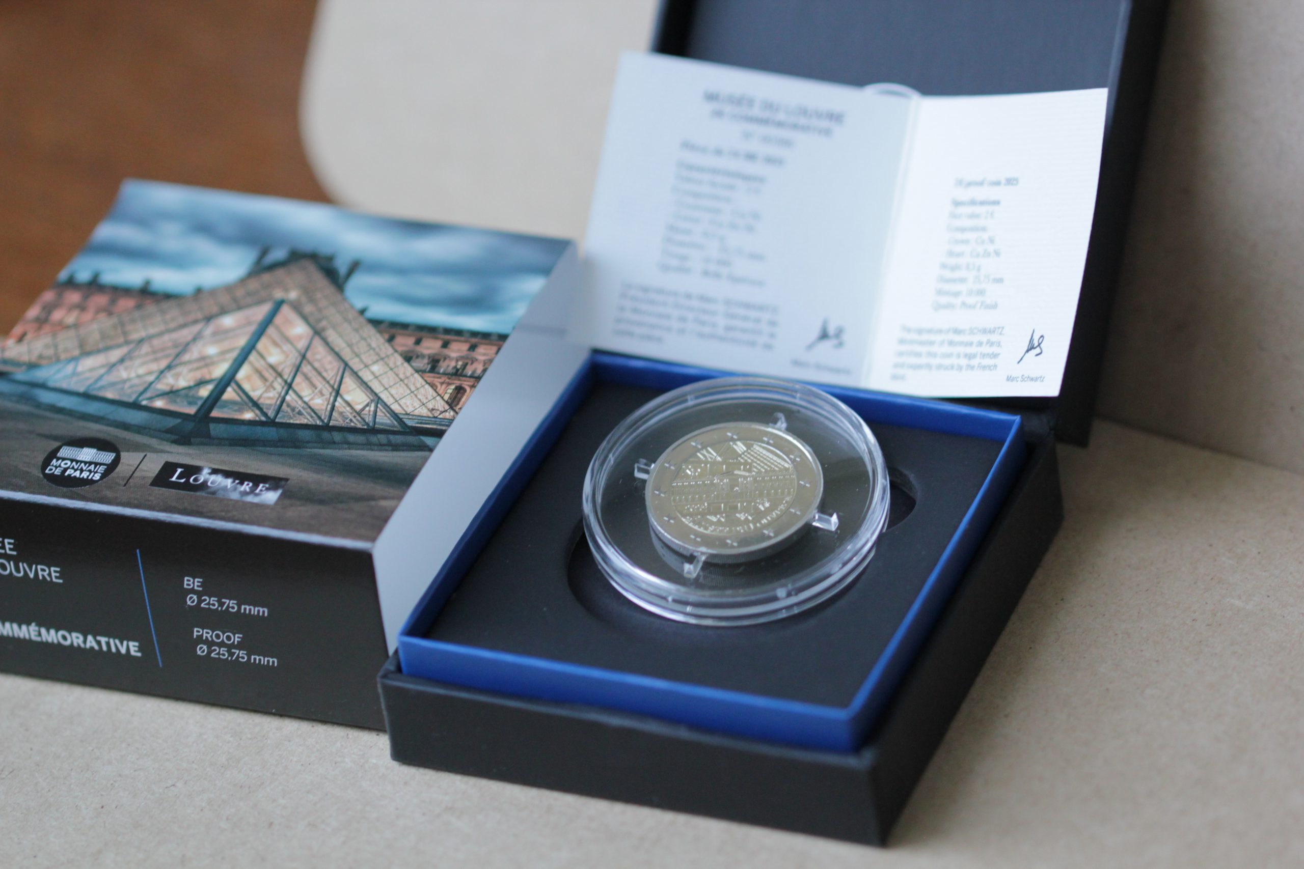 2 EUROS FRANCE BE 2025 MUSEE DU LOUVRE